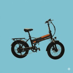 fat bike Koolux nera...