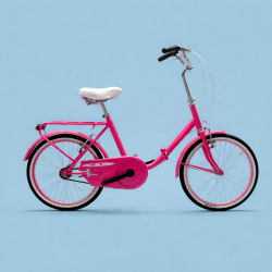 Bici 20 pieghevole fucsia...