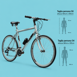 bici 28 corsa grigio nero...