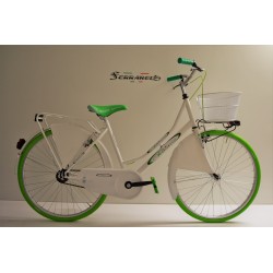 bici 26 donna bianco verde...